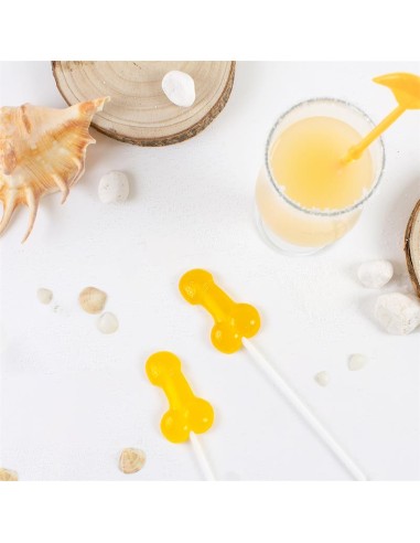 Piruleta de Pene Sabor Pina Colada con Alcohol