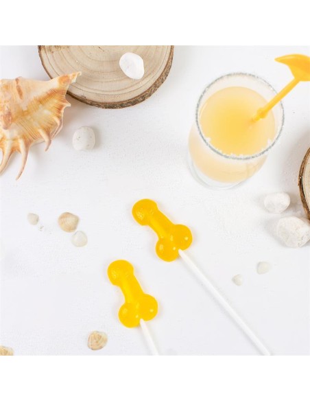 Piruleta de Pene Sabor Pina Colada con Alcohol