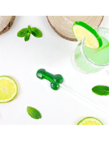 Piruleta de Pene Sabor Mojito con Alcohol