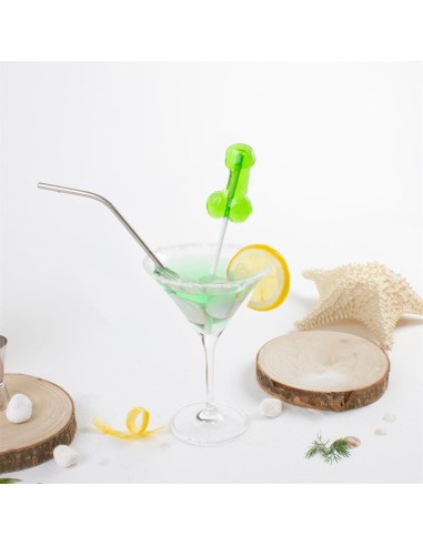 Piruleta de Pene Sabor Caipirinha con Alcohol