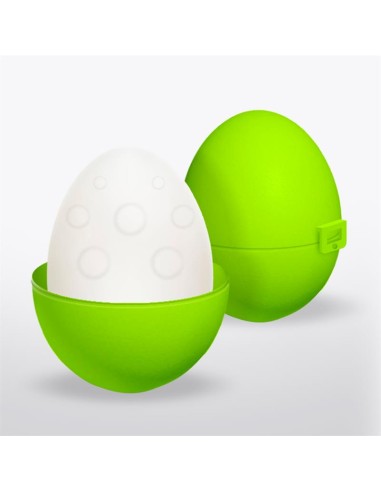 Bumpy Huevo Masturbador Elastico Verde