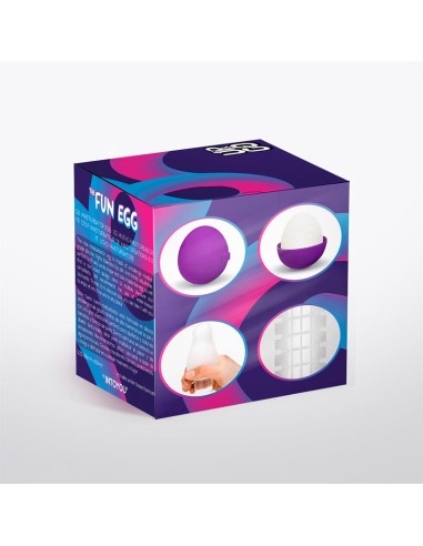 Spidey Huevo Masturbador Elastico Purpura