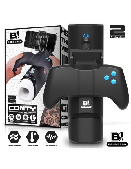 Conty Masturbador con Thrusting Vibracion y Calor Game Controller