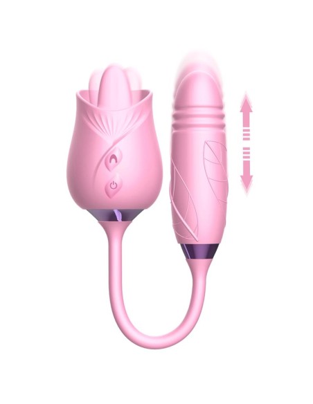 Martinella Lengua Estimuladora Clitoris y Huevo con Thrusting