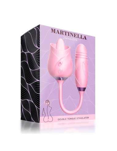 Martinella Lengua Estimuladora Clitoris y Huevo con Thrusting