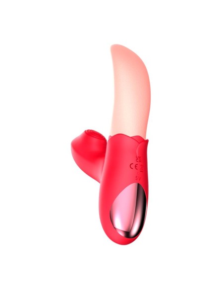 Estimulador Doble con Lengua y Pulsacion