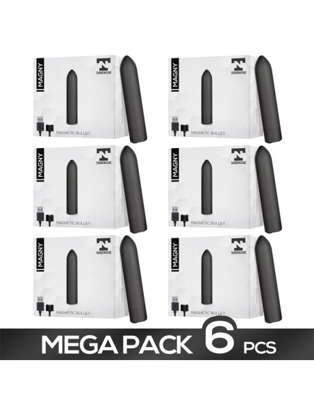 Pack 6 Magny Bala Vibradora Recargable USB Magnetico