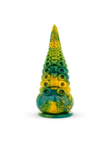 Dildo Tentacle Delight Verde y Amarillo 224 cm 88