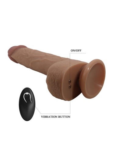 Tommy Dildo Realista con Vibracion y Thrusting con Contorl Remoto