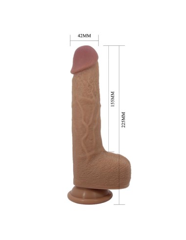 Tommy Dildo Realista con Vibracion y Thrusting con Contorl Remoto