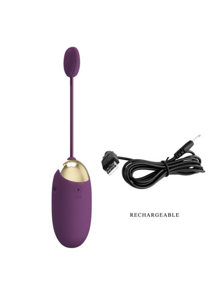 Abner Huevo Vibrador con App Lila