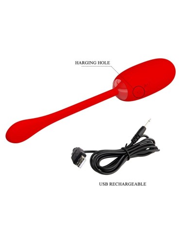 Julius Huevo Vibrador Rojo