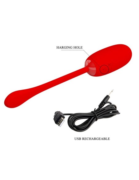 Julius Huevo Vibrador Rojo