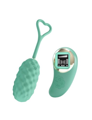 Vivian Huevo Vibrador con Control Remoto Pantalla Digital Verde