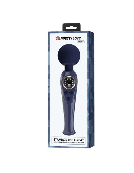 Skyler Masajeador con Pantalla Digital Azul