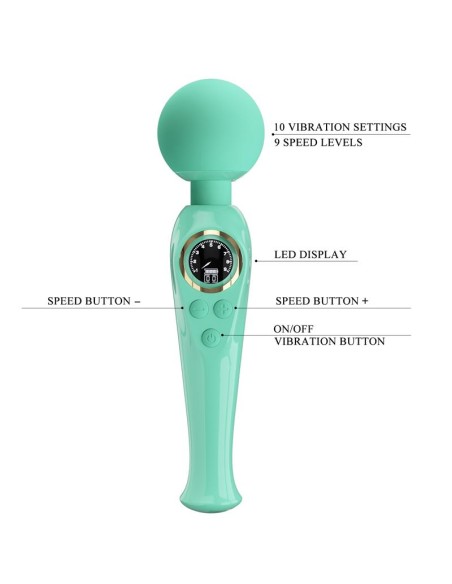 Skyler Masajeador con Pantalla Digital Verde