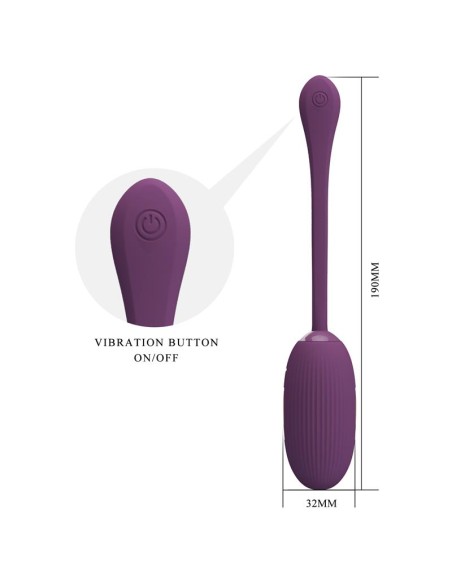 Doreen Huevo Vibrador con Electro Shock y App
