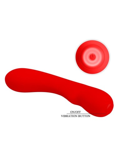 Prescott Vibrasor USB Silicona Rojo