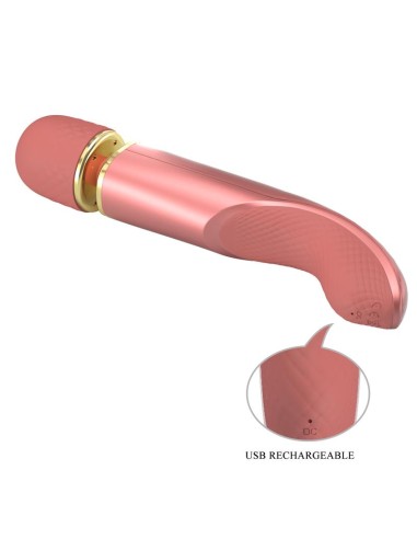 Masajeador USB Silicona Rosa