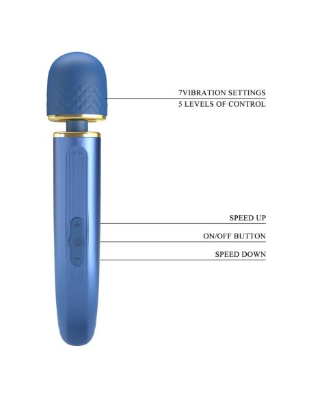 Masajeador USB Silicona Azul