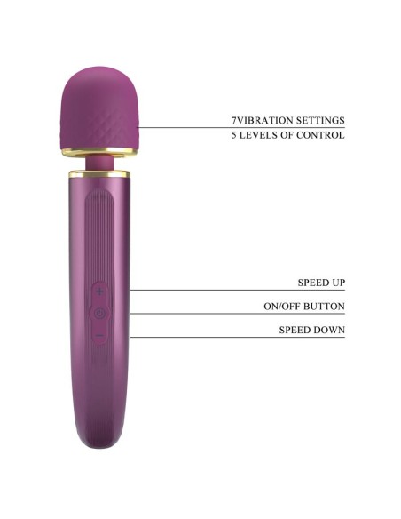 Masajeador USB Silicona Purpura