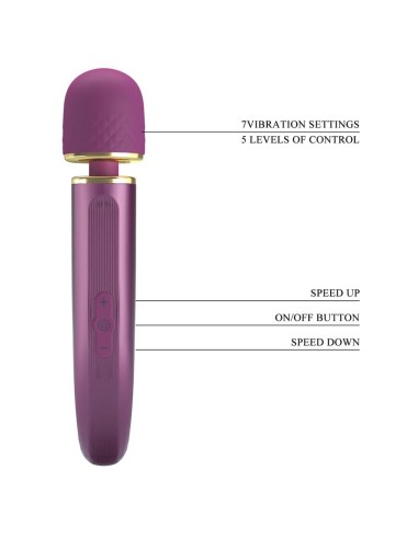 Masajeador USB Silicona Purpura