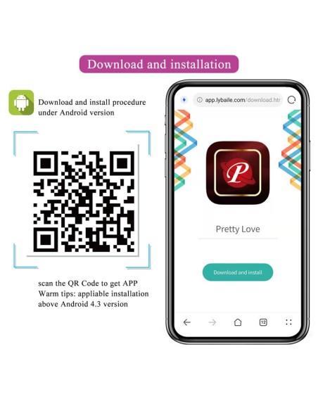 Nymph Huevo Vibrador con APP