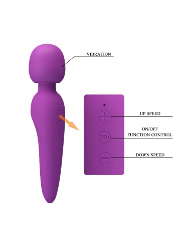 Meredith Masajeador USB Violeta