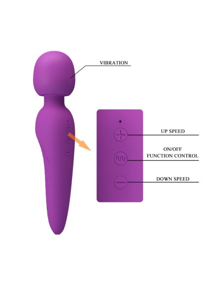 Meredith Masajeador USB Violeta