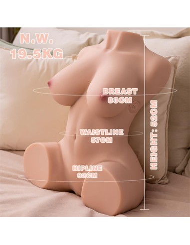 Masturbador Torso Dania Movimiento Thrusting 195 kg