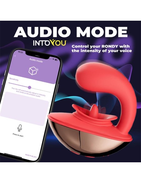 Rondy Estimulador con Vibracion y Lengua con App