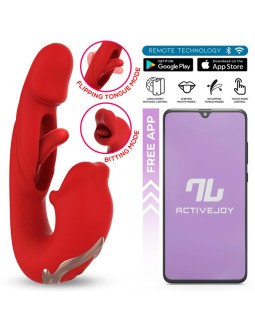 Mouty Vibrador con Funcion de Mordisqueo y Flipping con App
