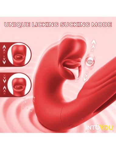 Mouty Vibrador con Funcion de Mordisqueo y Flipping con App