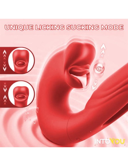 Mouty Vibrador con Funcion de Mordisqueo y Flipping con App