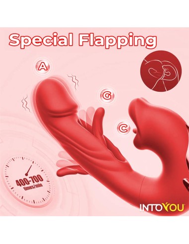 Mouty Vibrador con Funcion de Mordisqueo y Flipping con App