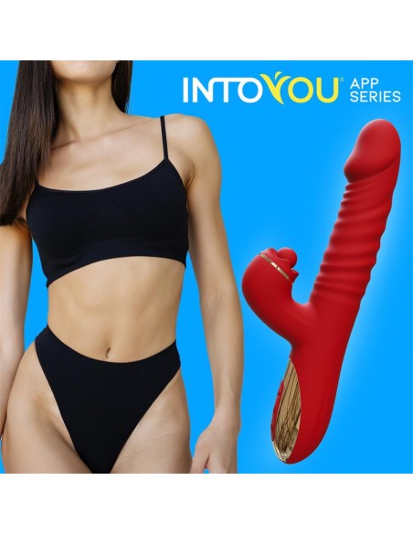 Ascen Vibrador con Thrusting y Waving y APP USB Magnetico