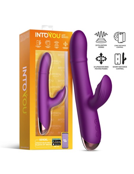 Sendel Vibrador con Anillo de Bolas Internas Up and Down y Pulsacion con App