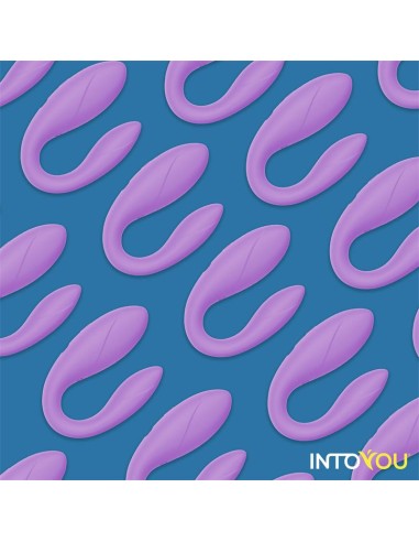 Juguete para Parejas con APP Flexible Silicona Lavanda