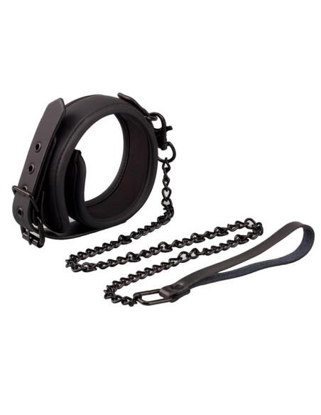 Collar con Correa Cuero Vegano