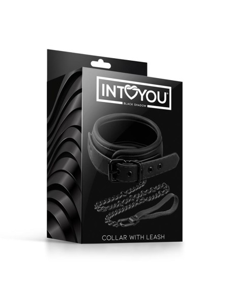 Collar con Correa Cuero Vegano