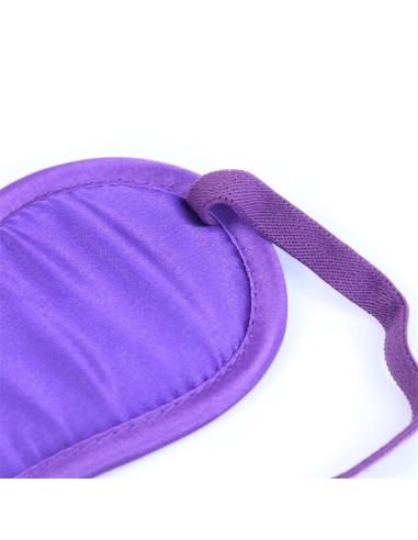 Antifaz de Saten Purpura