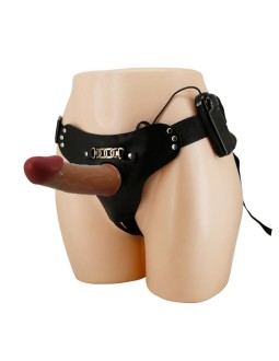 Arnes con Dildo Hueco y Vibracion con Control Remoto Starks
