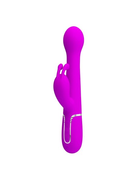 Vibrador con Thrusting y Bolas Rotatorias Dejon Rosa