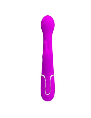 Vibrador con Thrusting y Bolas Rotatorias Dejon Rosa