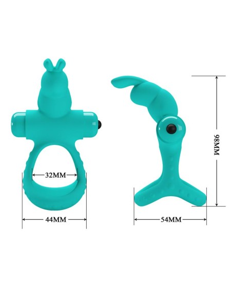 Anillo para el Pene con Vibracion Passionate Figgy Verde