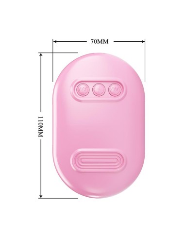 Surprise Box Huevo Vibrador y Pinzas para Pezones con Electro Estimulacion Rosa