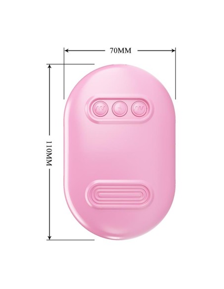 Surprise Box Huevo Vibrador y Pinzas para Pezones con Electro Estimulacion Rosa