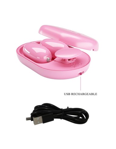Fun Box Balas Vibradoras con Control Remoto Rosa