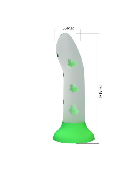 Dildo que Brilla en la Oscuridad Romantic Rendezvous