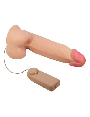Vibrador Realista con Control Remoto Doble Densidad y Piel Deslizante